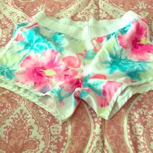 Tropical swimming shorts